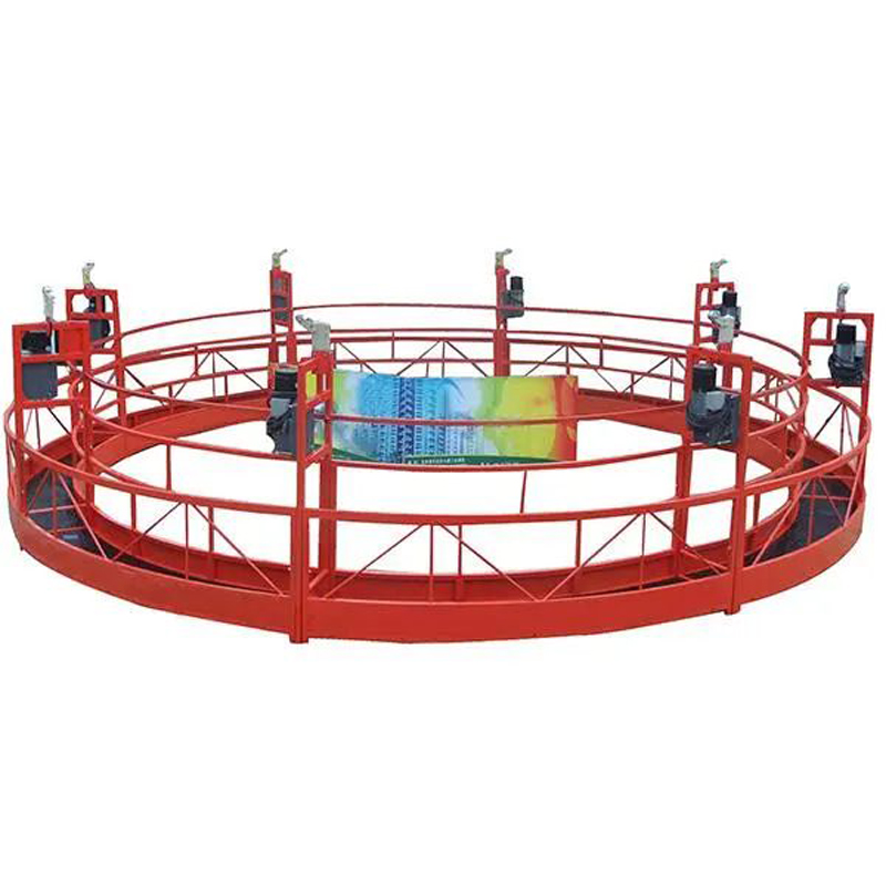 굴뚝용 원형 정지 플랫폼