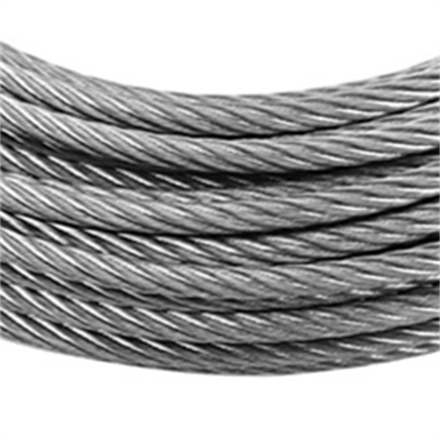 중단된 와이어 로프